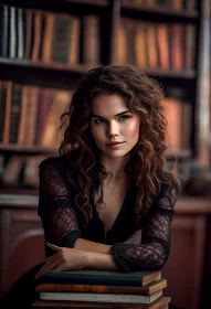 The Mysterious Dark-Haired Librarian Girl Keeping Her Secrets