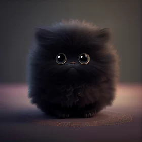 Adorable Kitten Looks Like A Toy From A Pixar Movie