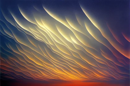 Luminous Tranquility: Sky as Elegant Light Background