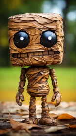 Mini Robot in Autumn: A Delightful Creepypasta Figure