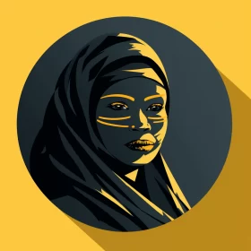 Captivating Tunisian Woman Portrait - A Tribute to African Art