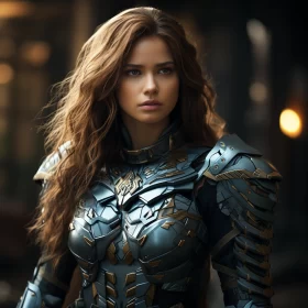 Heroine in Armor: A Cinematic Masterpiece in Still Art