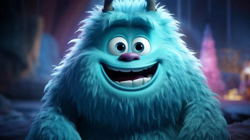 Disney's Monsters Inc Blue Furry Creature - A Fairytale Charm