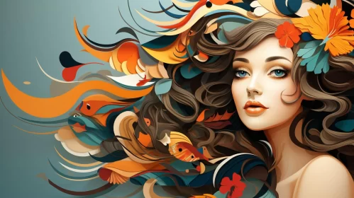 Ocean Waves and Avian Illustrations: An Artistic Exploration