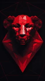 Abstract Geometric Art with a Hint of Manticore