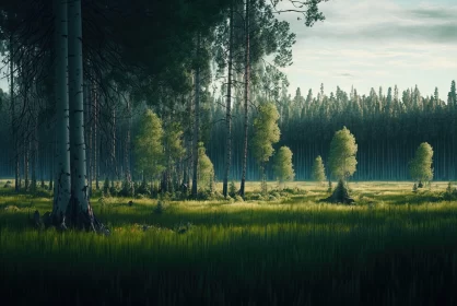 Atmospheric Woodland Grass - National Geographic Wallpaper