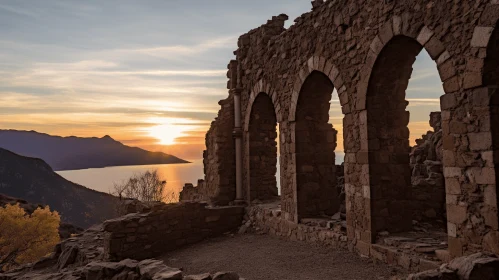 Majestic Castle in the Mountains: A Captivating Architectural Wonder