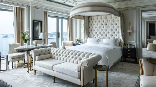 Luxurious Hotel Room with Ocean View