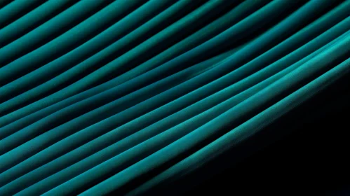 Turquoise Fabric Texture on Black Background