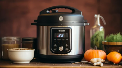 Modern Kitchen Pressure Cooker Composition