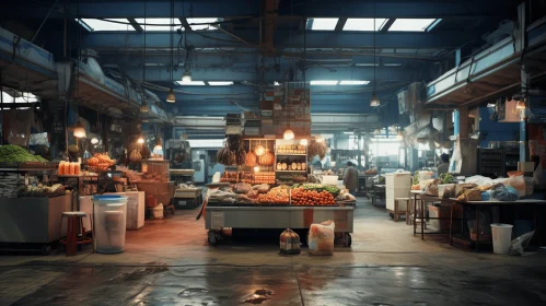 Eerily Realistic Industrial Building Filled with Food Products | Cinematic Sets