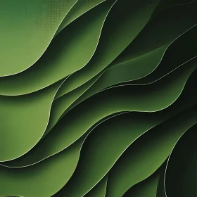 Green Wave Abstract