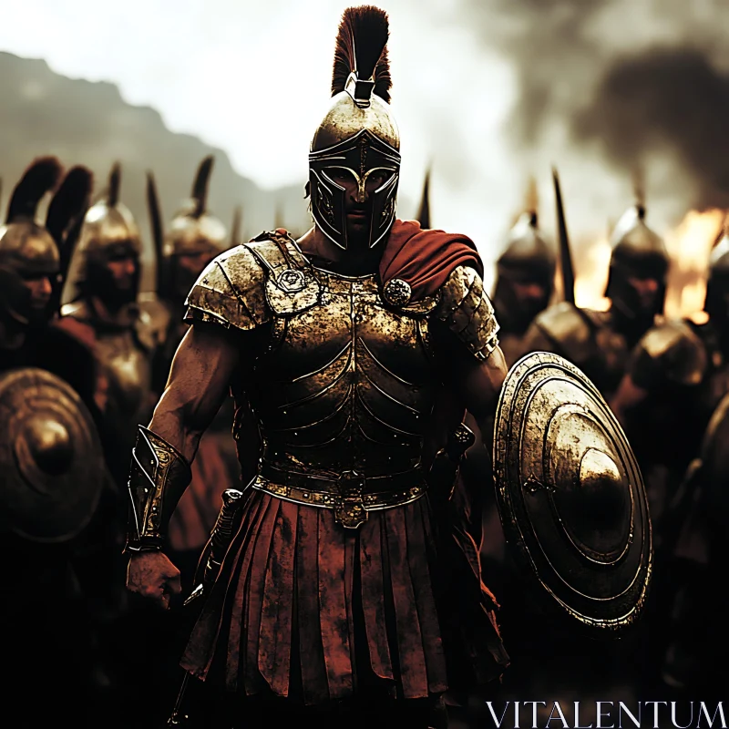 Ancient Warrior in Full Armor