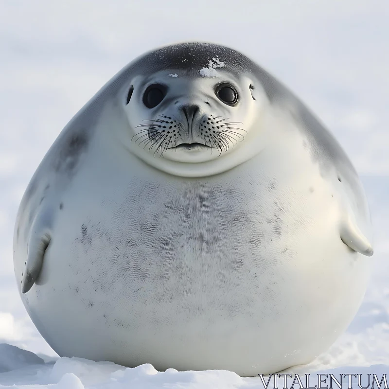 Round Seal on Ice