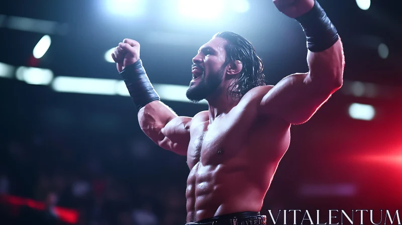 Athlete's Victory Pose