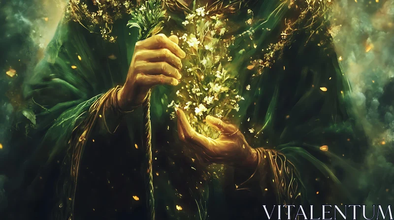 Luminous Flora: Hands of Magic