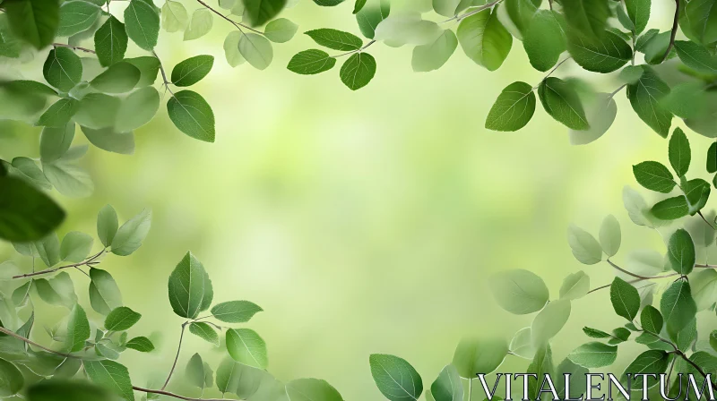 Leafy Canopy with Soft Light