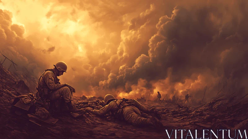 Battlefield Reflections: A Soldier's Anguish