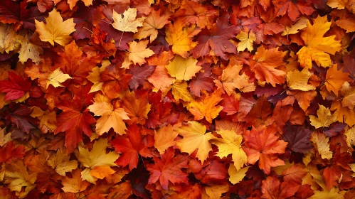 Carpet of Autumn: A Leafy Tapestry