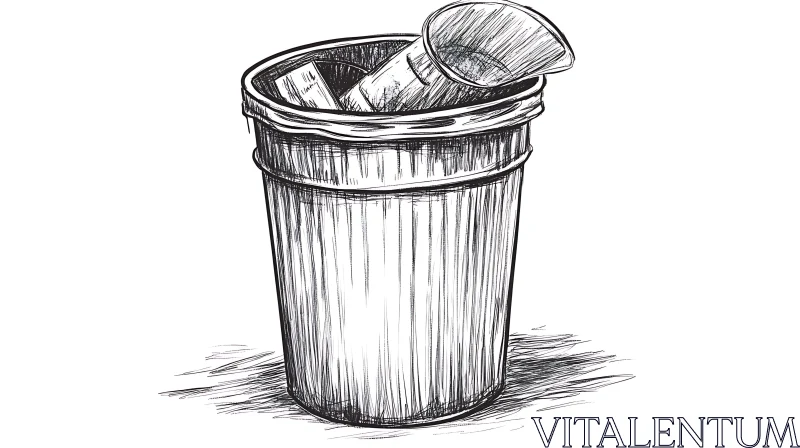 Minimalist Bin Drawing