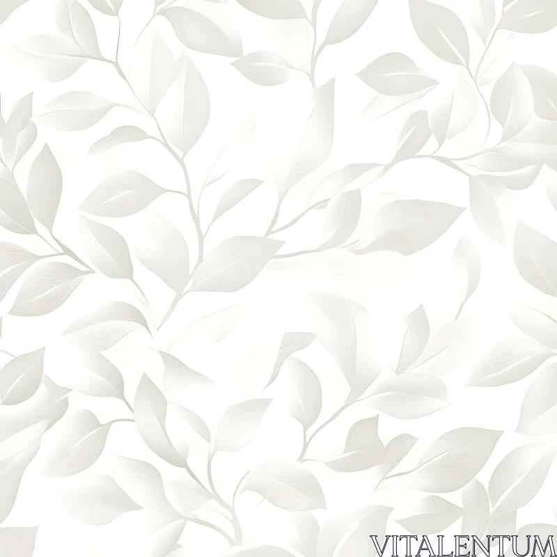 Serene Botanical Leaf Design