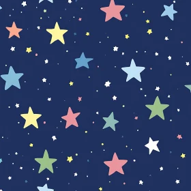 Colorful Starry Sky Pattern