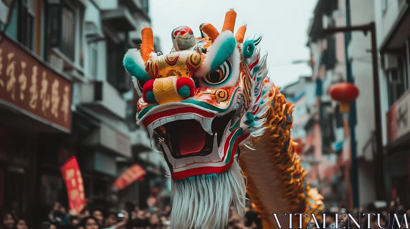 Festive Dragon Street Performance