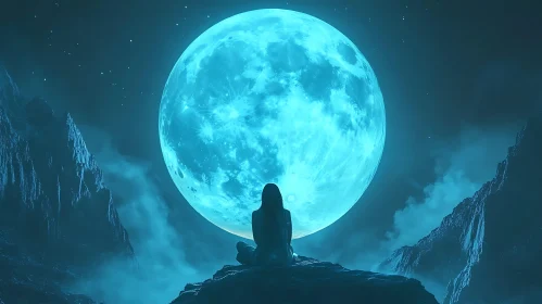 Silhouette Under Moonlight
