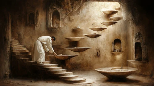 Stone Bowls and Steps