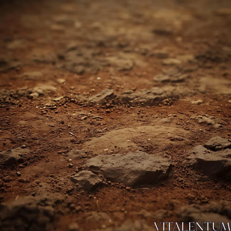 Reddish-Brown Soil and Stones