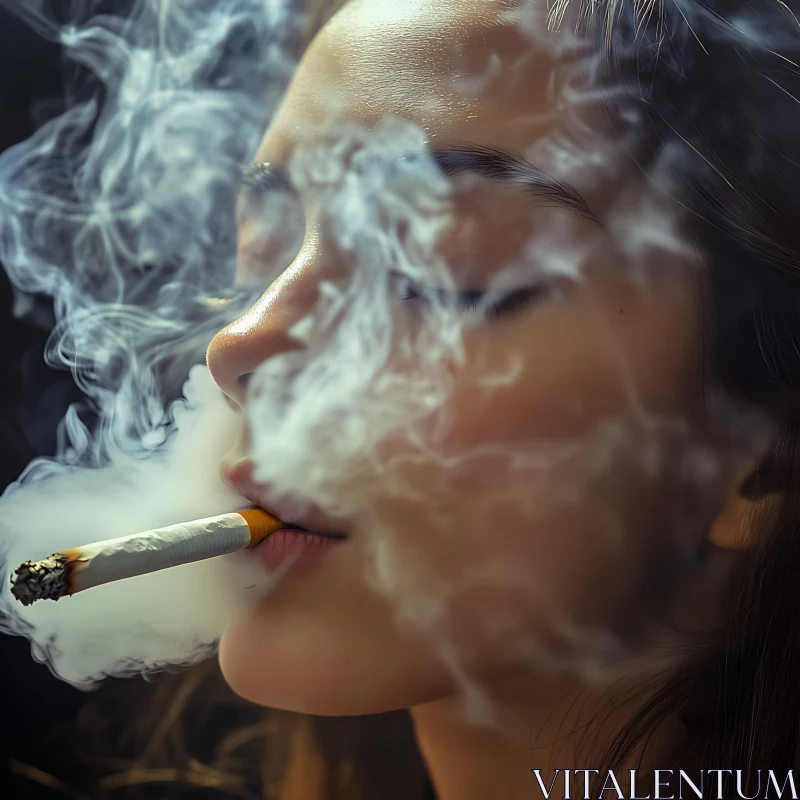 Smokey Portrait of a Woman