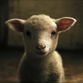 Portrait of a Young Lamb