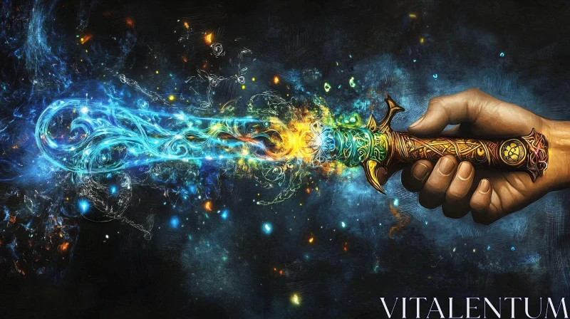Enchanted Sword in Hand