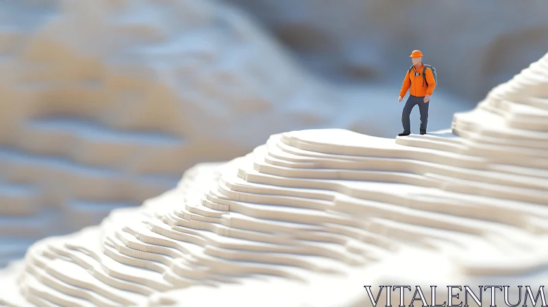 Tiny Explorer on Layered Mountain
