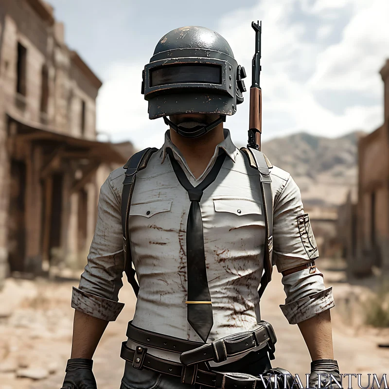 Figure in Combat Gear