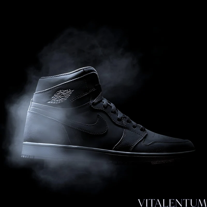 Black Sneakers in Smoke - Fashion Art