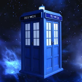 Blue Box in Space