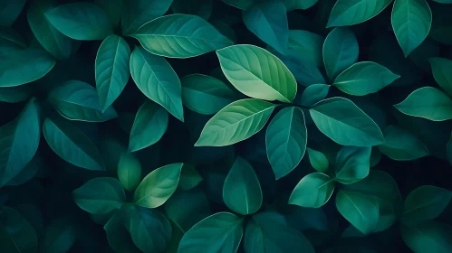 Verdant Leaf Canopy - Botanical Art