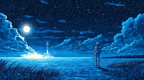 Night Launch: An Astronaut's Vision