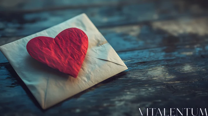 Heartfelt Letter on Rustic Wood