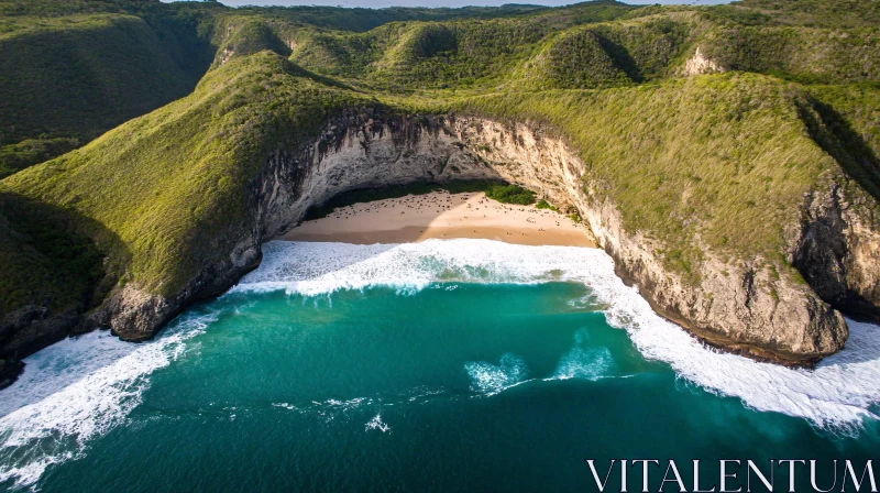 Beautiful Coastal Scenery with High Cliffs