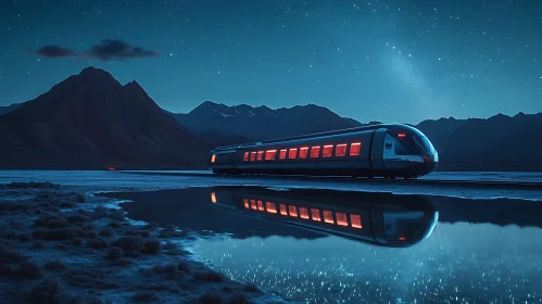 Night Train Reflection