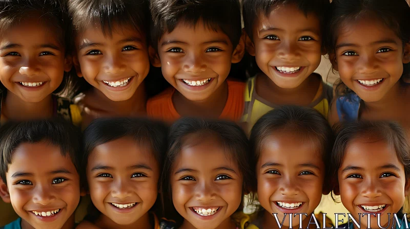 Children's Joyful Portrait