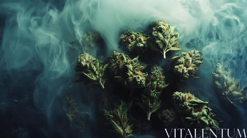 Smoke and Buds Abstract