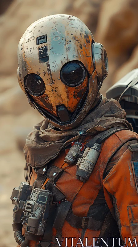 Cyborg Desert Wanderer