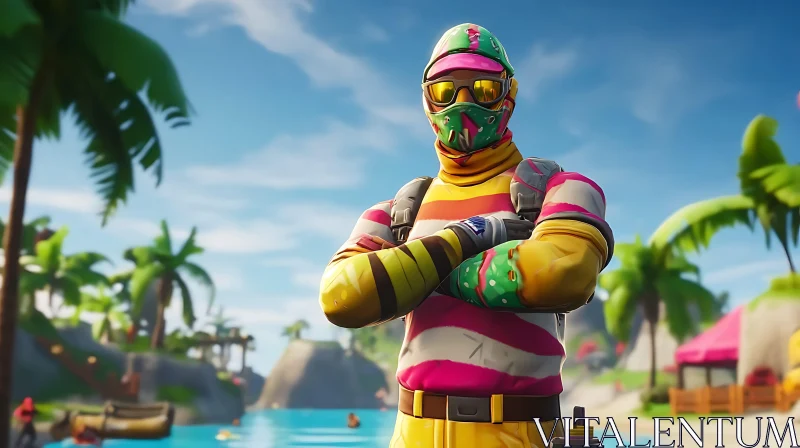 Summer Vibes with Fortnite Character