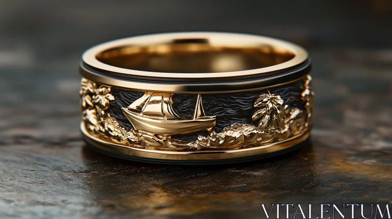 Nautical Themed Ring