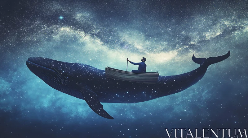 Cosmic Voyage with Whale