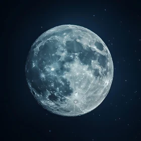 Lunar Sphere in Dark Expanse