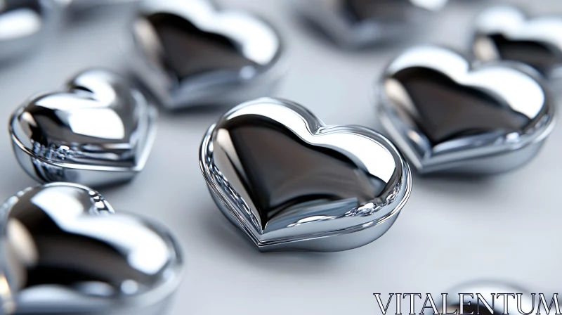 Reflective Heart Shapes